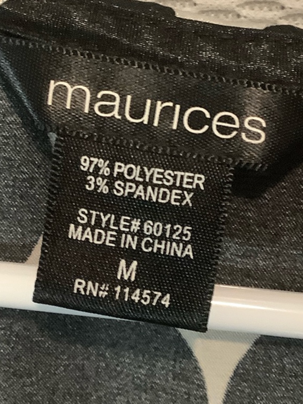 Maurices Black and White Polka Dot Satin Top - Picture 2 of 9